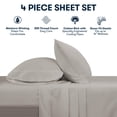 thumbnail image 5 of Sertapedic So Cool! 4pc Cooling Sheet Set - Light Grey, 5 of 5