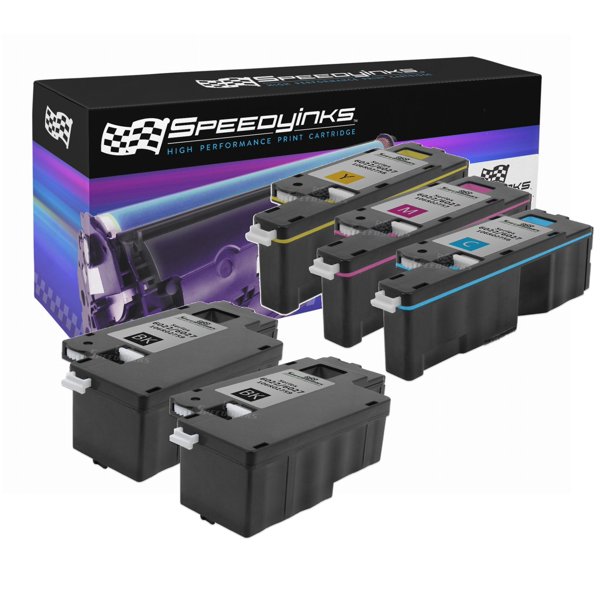 Speedy Toner Cartridge Replacement for Xerox Phaser 6022 & WorkCentre 6027 (2 Black 1 Cyan, 1
