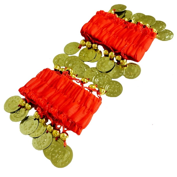 Bearachild 2 pack/lote Premium moneda dorada para mujer cómoda de llevar y amplia aplicación única Kits de decoración para fiestas Rojo