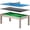 Green, variant on 7 ft 3-in-1 Pool Table Combo – Dining, Table Tennis & Billiards Set with Full Accessories