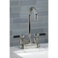 thumbnail image 2 of Kingston Brass KB8496DKL Kaiser Bar Faucet, Polished Nickel, 2 of 5