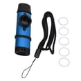 thumbnail image 1 of Metal Kazoo Resin Mouthpiece Adjustable Tightness Wind Instrument with Flute DiaphragmsBlue, 1 of 10