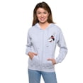 thumbnail image 6 of Women's and Women's Plus Mickey & Minnie Mouse Zip Hoodie Sweatshirt Disney, 6 of 8