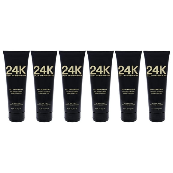 Sally Hershberger 24K Get Gorgeous Shampoo - Pack of 6 , 8.5 oz Shampoo