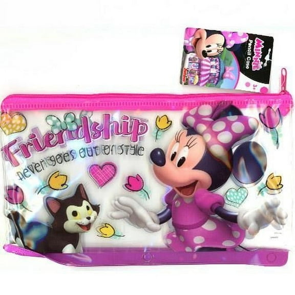 Minnie Mouse Large PVC Pencil Pouch (AS IS)- 6 pcs