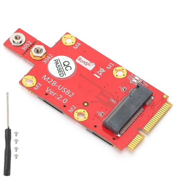 Módulo convertidor adaptador M.2 a Mini PCIE con ranura para tarjeta SIM Accesorios para PC y portátiles