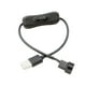 thumbnail image 4 of Bearachild Cable USB negro de 1 a 2 para ventilador con cubierta de computadora, conexión estable portátil y ligera, Plug And Play Decoración del hogar, 4 of 6