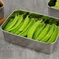 thumbnail image 4 of YFind Square Stainless Steel Food Container W/Lid Airtight Bento Lunch Box Stackable insulated Lunch Food Container Leakproof, 4 of 10