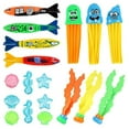 thumbnail image 2 of Rciityk 26 Pcs Diving Pool Toys for Kids Ages 3-12, Dive Set, Toddler Water Funny Toys, Summer Essentials Underwater Swimming Throwing Gifts for Boys & Girls - Summer Savings Clearance, 2 of 2