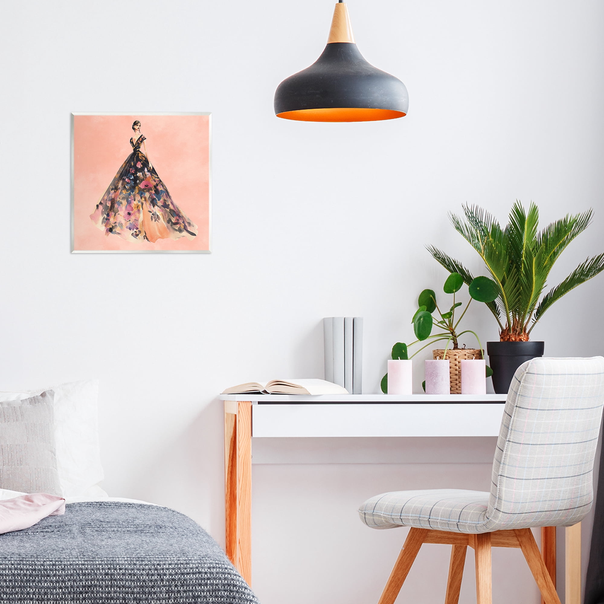 Stupell Industries Rose Gold Night Wall Plaque Art, design by Svetlana Aleynikova