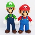 thumbnail image 2 of Figuras de acción de Super Mario Bros de PVC de 10 a 14 cm, juguetes, muñecos, modelos, Luigi, Yoshi, Donkey Kong, hongo, para niños, regalos de cumpleaños, 2 of 5