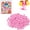 Light Pink, variant on Crunchy Beads for Squishy, 900 PCS-Crunchy Squishy Beads, Plastic DIY Crunchy Filler