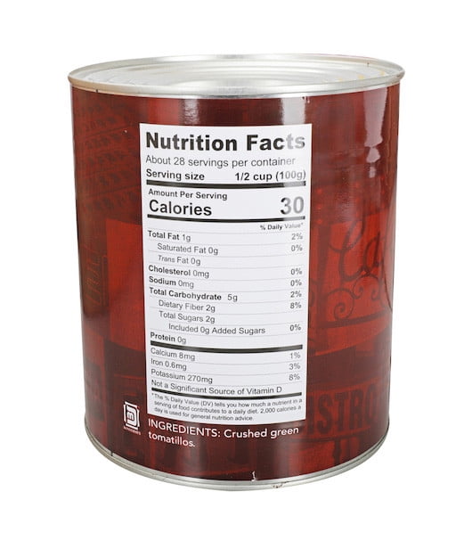 Savor Imports Green Tomatillo, Crushed, #10 Can, 6/Case