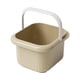 thumbnail image 4 of Bañera de remojo para pies, cubo de spa para pies para hoteles, campings y hogares. Amarillo, 4 of 9