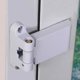 thumbnail image 1 of Flag door hinge, heavy duty PVC door hinge, steel and plastic door and window hinge, white, 1 of 5