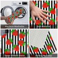 thumbnail image 4 of Striped Strawberry Indoor Doormat Non-Slip Front Door Mats Washable Mats For Entryway, Floor Inside Back Door Porch Outdoor Indoor 16x24in, 4 of 5