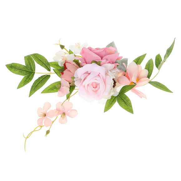 Premade Flower Cake Toppers Lifelike Wedding Cake Flowers Real Rose Flowers Boho Cake Decorations for Wedding Birthday Party Bridal Shower