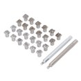 thumbnail image 5 of Leather Stamps,24pcs Leather Stamping Tools Leather Stamping Kit Sign Leather Stamps Unrivaled Performance, 5 of 5