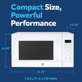 thumbnail image 5 of GE GCST16S1WWW 1.6 cu. ft. Countertop Microwave Oven, 5 of 11