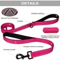 thumbnail image 3 of Solennerer Dog Leash Heavy Duty Pet Leash 2 Traffic Padded Handles Reflective Leash for Medium to Large Dogs, 3 of 7