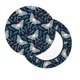 thumbnail image 2 of Disketp Glowing Butterfly Funda Redonda para Taburete, Funda de Cojín para Silla de Bar Suave y Elástica-12 inch, 2 of 7