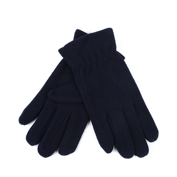 comerut 1 Pair Women Men Autumn Winter Gloves Warm Windproof Touch Screen Full Finger Mittens Polar Fleece Anti-slip Gloves