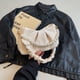 thumbnail image 2 of Bolso Hombro Nube Fruncido JShteea Cuero PU Beige, 2 of 9