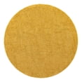 thumbnail image 3 of Unique Loom Everyday Shag Collection Area Rug - Solid (10' 2" Round Yellow), 3 of 5