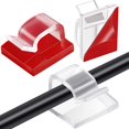 thumbnail image 1 of Clips para cables Sincero paquete de 30 miniganchos autoadhesivos, 1 of 5