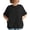 Black, variant on Womens Tops Oversized Casual T Shirt Loose Fit Comfortable Soft Round Neck Short Sleeve Top for Everyday Wear T Shirts for Women Green XXL
