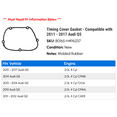 thumbnail image 2 of Timing Cover Gasket - Compatible with 2011 - 2017 Audi Q5 2012 2013 2014 2015 2016, 2 of 2