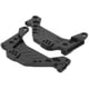 thumbnail image 4 of Soporte de suspensión delantera, soporte de parachoques de aleación de aluminio para coche Axial scx10 III AX103007 RC, negro, 4 of 10