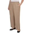 thumbnail image 3 of Alfred Dunner Womens Plus-Size Relaxed Button Detail Ankle Pant, 3 of 4