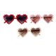 thumbnail image 1 of 3x Niños Niños Niñas Gafas De Sol De Plástico Gafas En Forma De Corazón UV400 Regalos Sunnimix Gafas de sol para niños, 1 of 8
