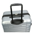 thumbnail image 3 of Moda ABS Hard Side 3 Piece Luggage Set, Includes 28-inch and 24-inch Checked and 20-inch Carry-on Luggage, Silver, 3 of 9