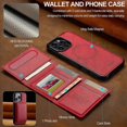 thumbnail image 5 of LC.IMEEKE L5 For iPhone 16 Pro Magnetic Phone Case Leather Back Cover with Detachable Card Holder -, 5 of 5