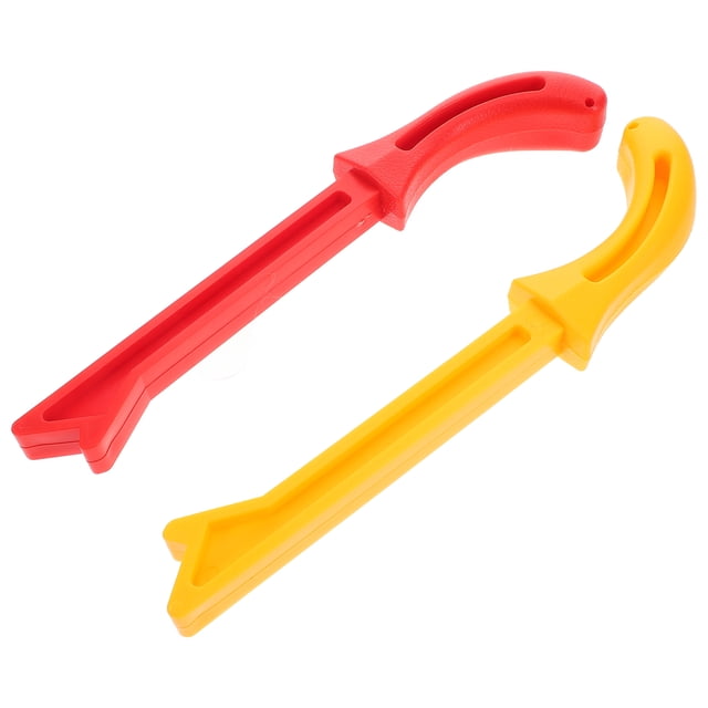 OULII 2Pcs Safety Woodworking Push Stick for Table Saw Router Tables Professional Carpenters High Visibility