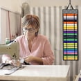 thumbnail image 4 of Vinyl Roll Holder With 48 Compartments, Vinyl Roll Storage Organizer Wall Craft Room Organizers And, 4 of 5