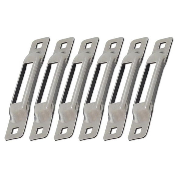 Snap-Loc SLSS6 E-Track Single Strap Anchors - Stainless Steel, Pack of 6