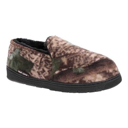 Muk Luks Men's Camouflage Closed Back Slipper