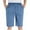 Blue, variant on Turilly Plus Size Shorts for Men Lightweight Shorts Casual Short Short Pants Elastic Waist Drawstring Comfy Shorts