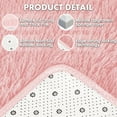 thumbnail image 2 of PinkSheep Tapetes Esponjosas de 4' x 5' Tapete Lavable de Piel Peluda Tapete de Felpa para Sala de Estar Interior Recámara Rosa, 2 of 8