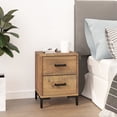 thumbnail image 2 of vidaXL Bedside Cabinet Brown 36x30x45 cm Solid Pinewood, 2 of 5