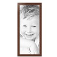 thumbnail image 2 of ArtToFrames 12" x 29" Walnut Picture Frame, 12x29 inch Brown Wood Poster Frame (WOM-4096), Pack, 2 of 8