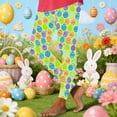 thumbnail image 2 of Gamivast Stretch Pants for Women Elastic Waist Colorful Egg Print Yoga Pants Soft Breathable Easter Gym Pants Slim Fit Comfy Holiday Party Outfit, 2 of 6