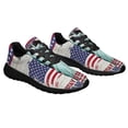 thumbnail image 6 of Independence Day Eagle Sttue of Liberty Sty Stong America Shoes Sneakers Black Size 3.5, 6 of 7