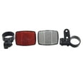thumbnail image 4 of Tekuisi Bicycles Handlebar Reflector Plastic Safety Bike Rear Reflector Warning-Light Cycling Accessories Front and Rear Lamp Tools, 4 of 6