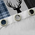 thumbnail image 5 of Feelyou Rustic Bear Print Black Out Curtains, Farmhouse Woodland Wildlife Curtains Pack of 2 (42x63 Each), Countryside Tree Bedroom Curtains, Blackout Curtains Bedroom Decor, 5 of 7