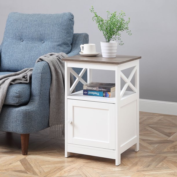Convenience Concepts Oxford End Table with Multiple Finishes