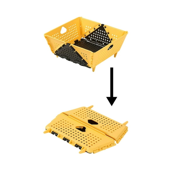 Colador de cocina plegable y extensible, colador de malla multifuncional para escurrir frutas, verduras y pasta